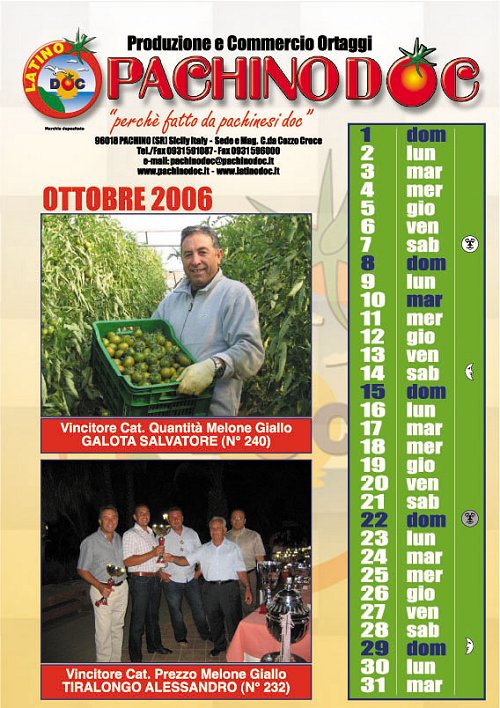 Calendario 2006